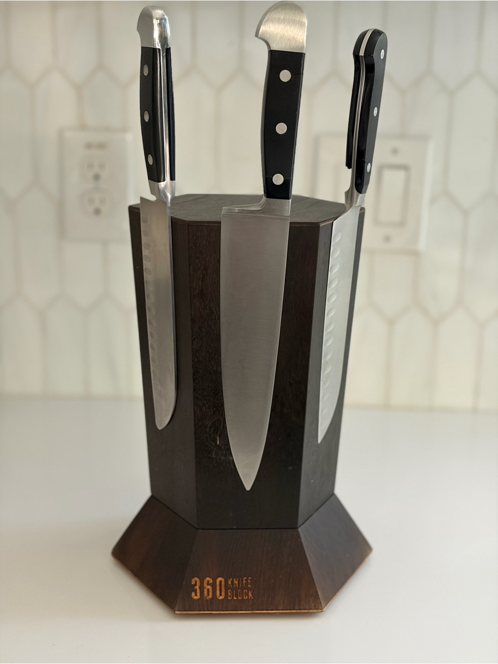 Magnetized Knife Block